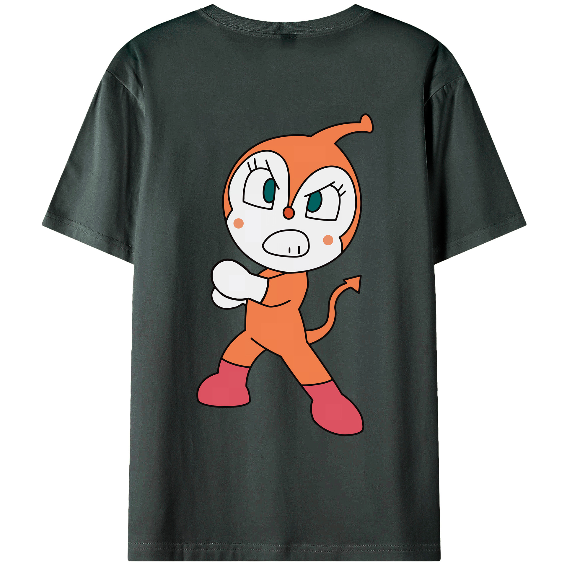 （画像用） アンパンマン Anpanman 綿100％ メンズ半袖Tシャツ（バックプリント） 通気性